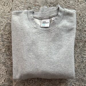 TNA sweatfleece cozy fleece perfect fit crewneck sweatshirt